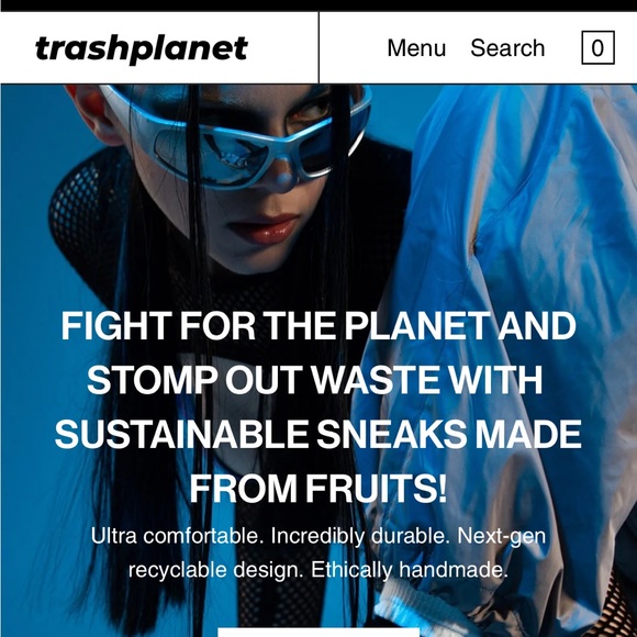 TrashPlanet Billie 920 platform sneakers white 7 - Picture 12 of 12